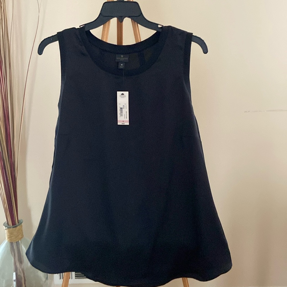 Black size 1X Worthington Satin tank